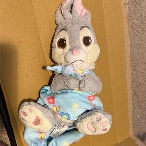 Disney Gray and Blue Stuffed Thumper
